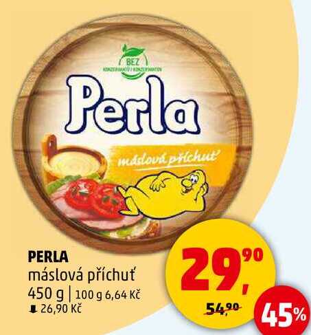 PERLA máslová příchuť, 450 g 