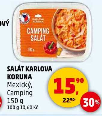 SALÁT KARLOVA KORUNA Mexický, Camping, 150 g