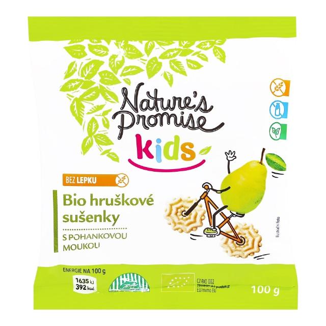 Nature's Promise Kids Bio Hruškové sušenky