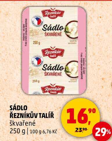 SÁDLO REZNÍKŮV TALÍŘ škvařené, 250 g 