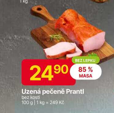 Prantl Uzená pečeně bez kosti 100 g