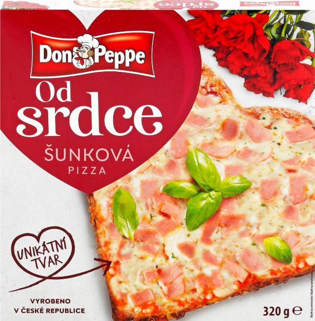 Pizza Srdce šunková