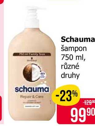 Schauma šampon 750 ml, různé druhy 