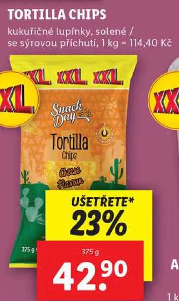 TORTILLA CHIPS, 375 g