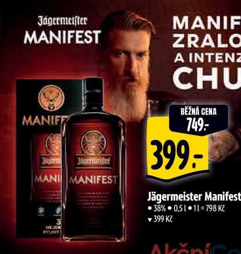 Jägermeister Manifest, 0,5 l