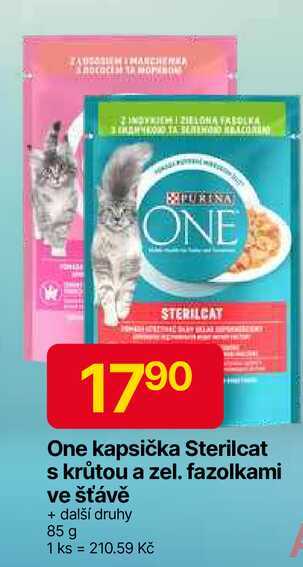 PURINA ONE kapsička pro kočky 85g