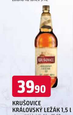 KRUŠOVICE KRÁLOVSKÝ LEŽÁK 1,5 L (PET)