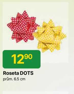 Roseta DOTS prům. 6.5 cm 