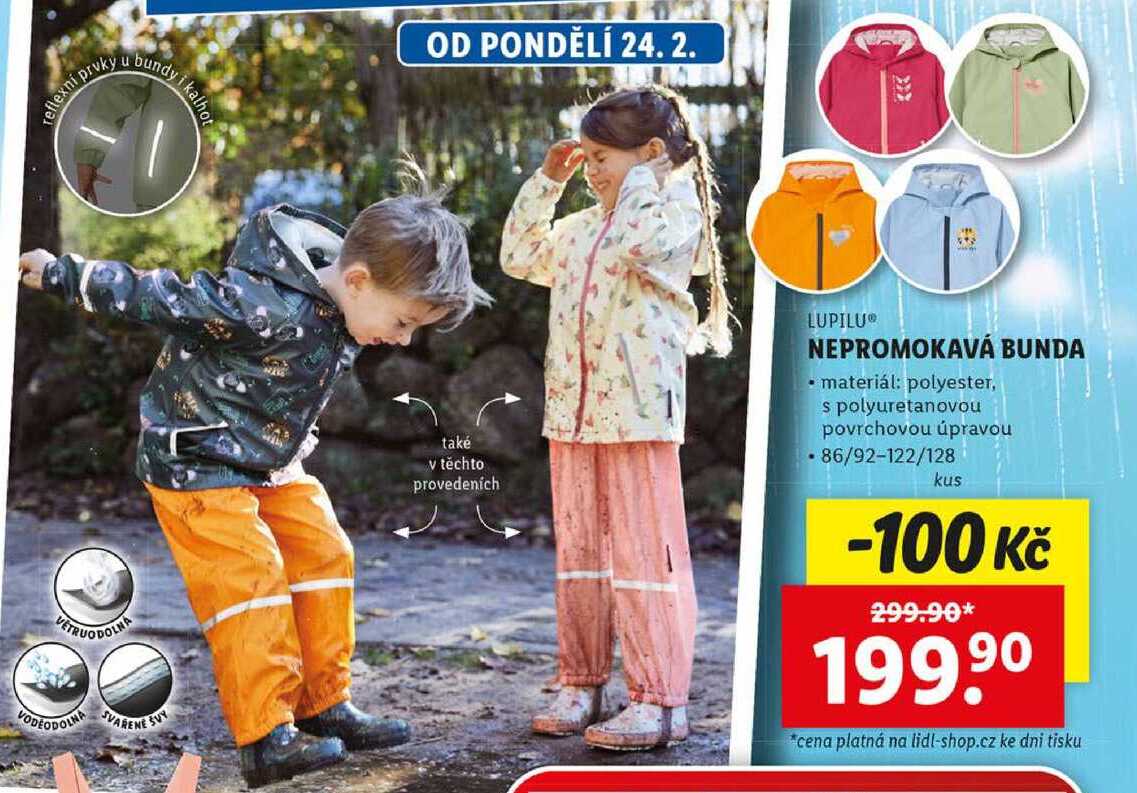 NEPROMOKAVÁ BUNDA