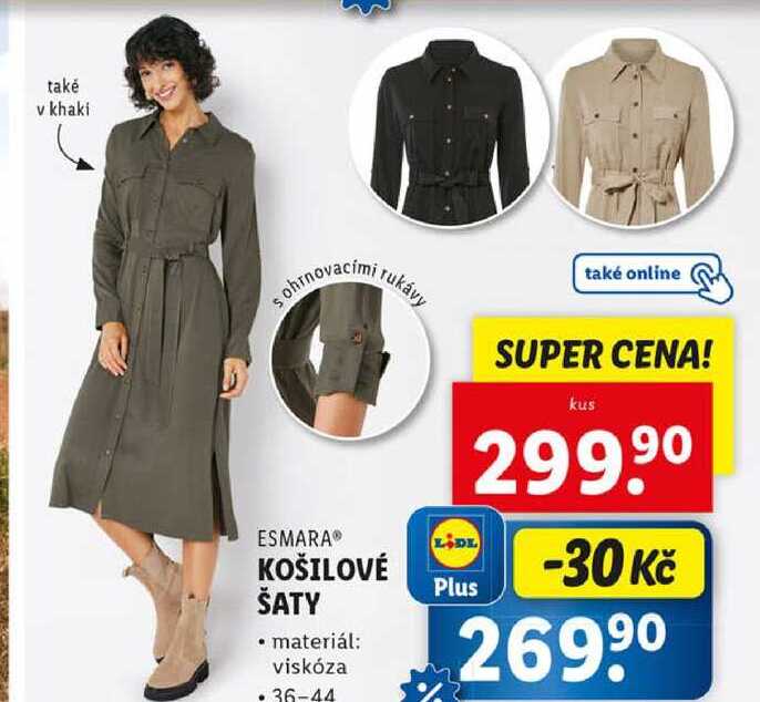 KOŠILOVÉ ŠATY