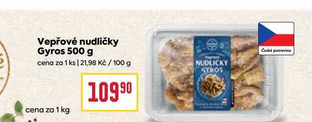 Vepřové nudličky Gyros 500 g 