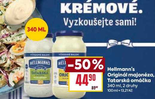 Hellmann's Originál majonéza 340ml