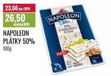 NAPOLEON PLÁTKY 50% 100g 