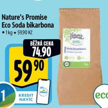 Nature's Promise Eco Soda bikarbona, 1 kg