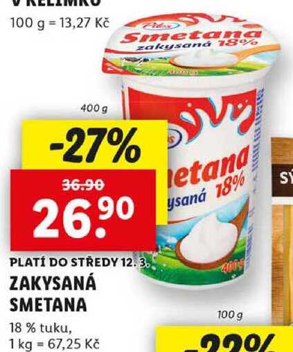 ZAKYSANÁ SMETANA, 400 g