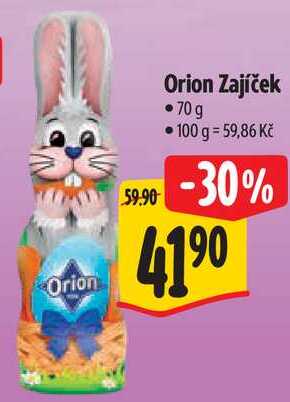 Orion Zajíček, 70 g