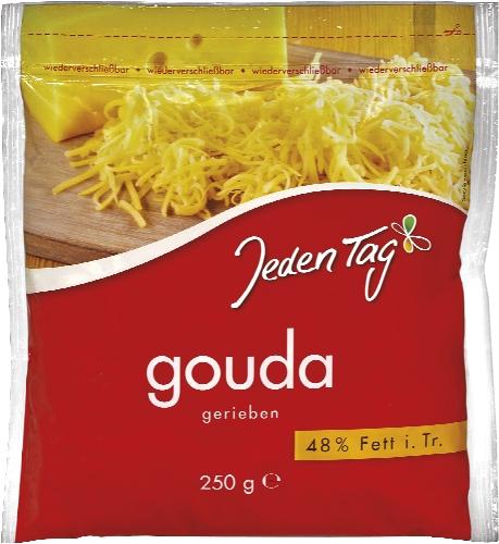 Jeden Tag Gouda strouhaná, 250 g