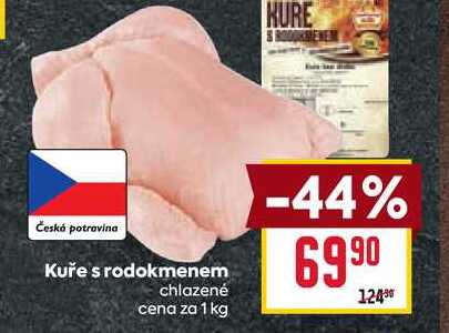 Kuře s rodokmenem chlazené cena za 1 kg