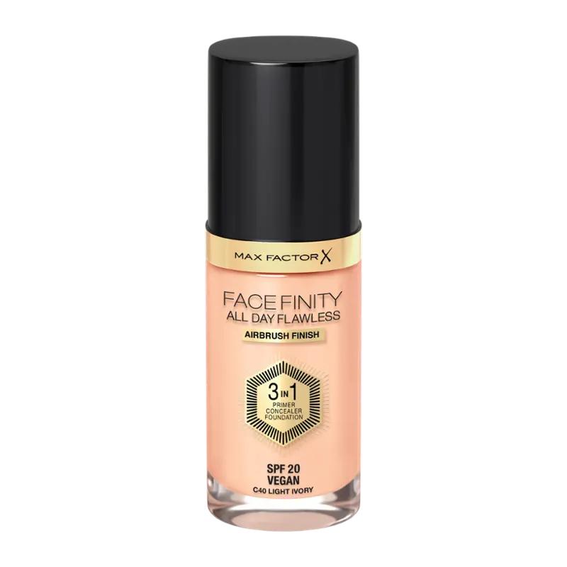 Max Factor Make-up 3v1 Facefinity All Day Flawless 040 light ivory, 1 ks