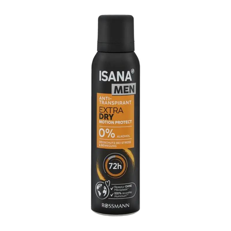 ISANA Men Antiperspirant sprej pro muže Motion Protect, 150 ml