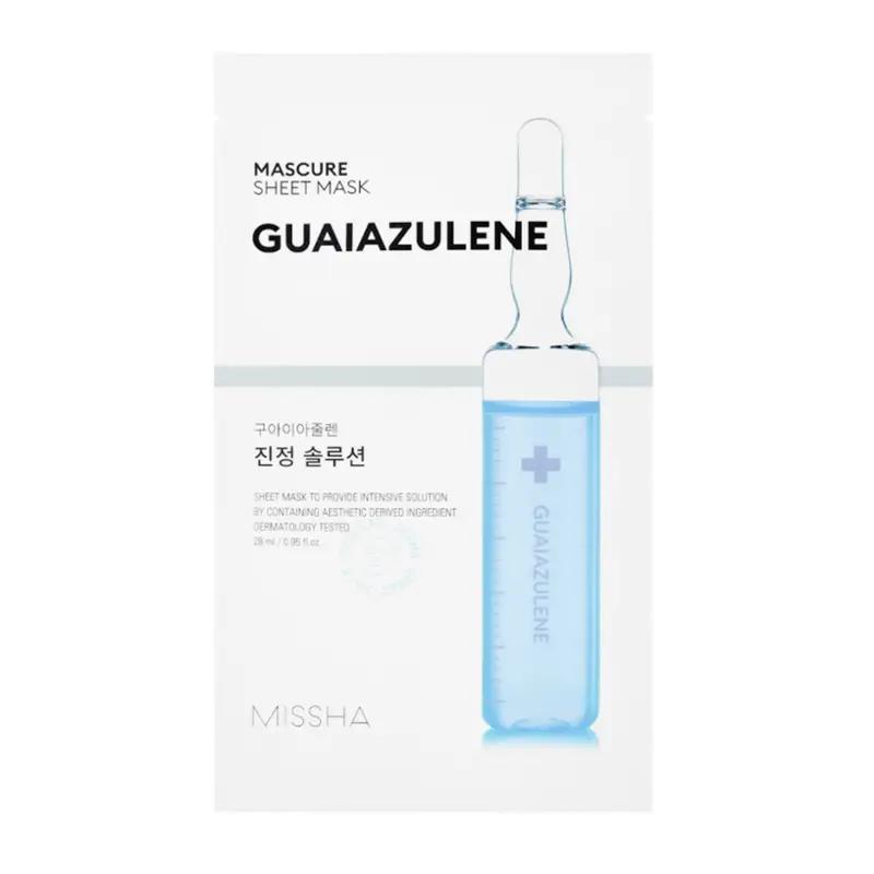 Missha Pleťová maska Mascure Calming Solution Sheet Mask, 28 ml