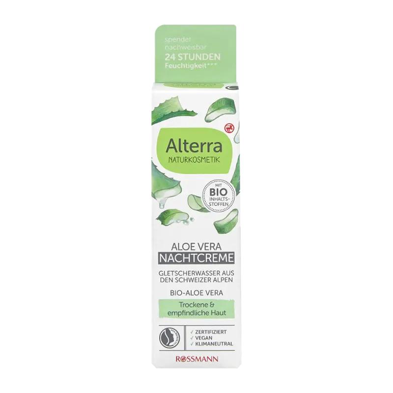 Alterra Naturkosmetik Noční krém Aloe vera, 50 ml