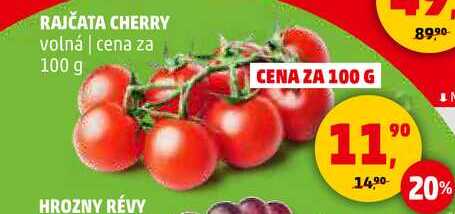 RAJČATA CHERRY volná, 100 g