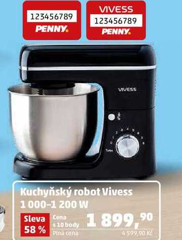 VIVESS Kuchyňský robot Vivess 1000-1 200 W 