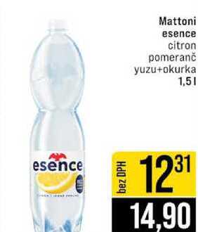 Mattoni esence citron pomeranč yuzu+okurka 1,5l