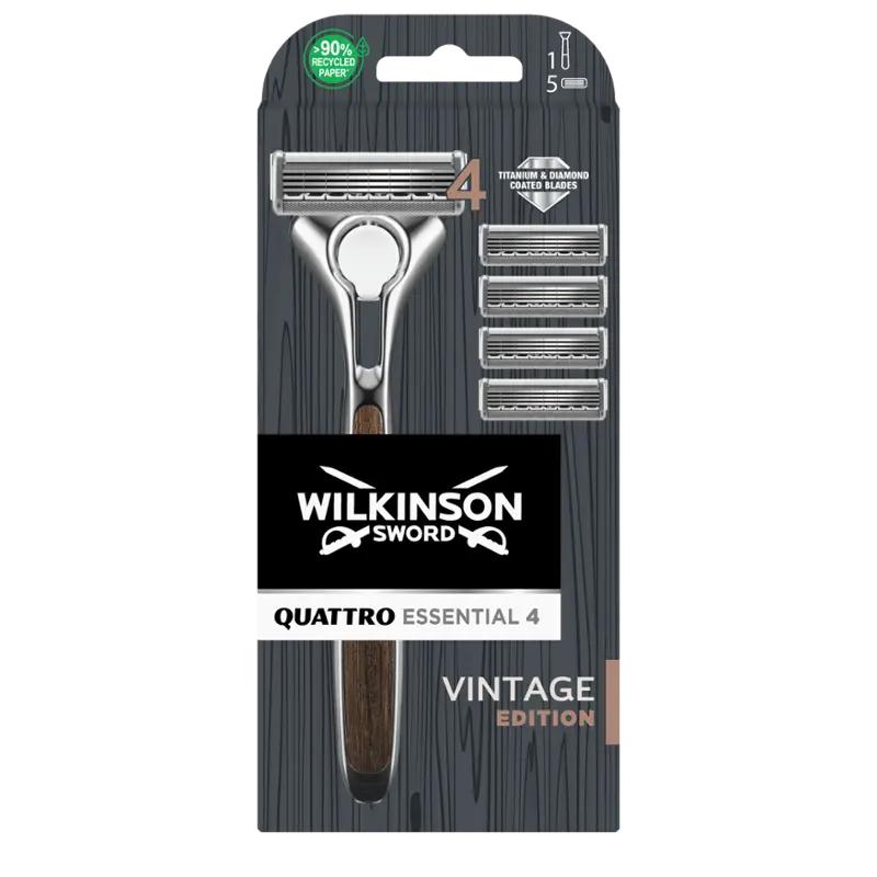 Wilkinson Holicí strojek Sword Quattro Vintage Edition, 4břitý, 1 ks