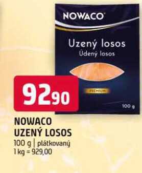 Nowaco Uzený losos 100 g plátkovaný