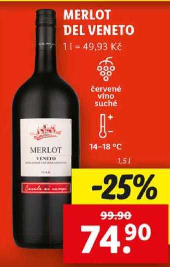 MERLOT DEL VENETO, 1,5 l