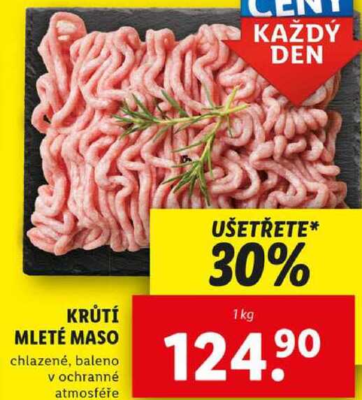 KRŮTÍ MLETÉ MASO, 1 kg