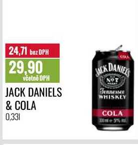 JACK DANIELS & COLA 0,33l