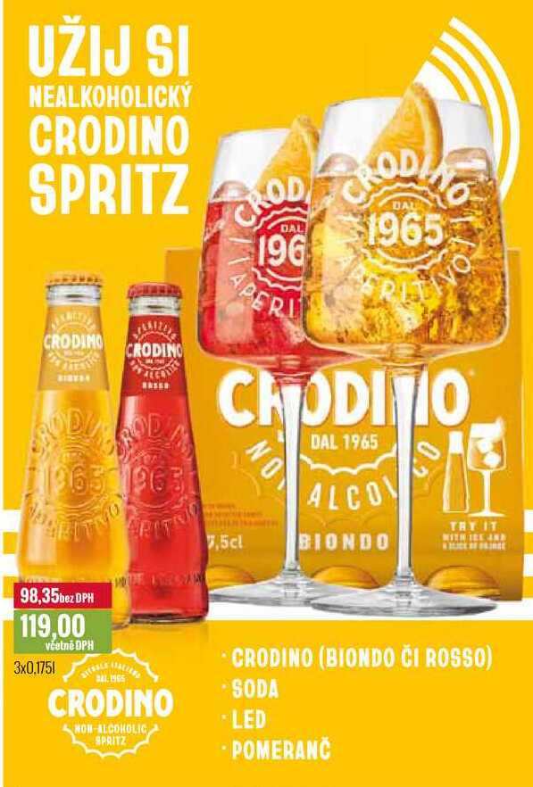CRODINO SPRITZ 3x0,175l