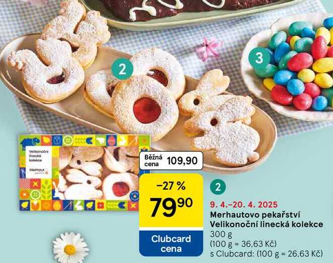 Merhautovo pekařství Velikonoční linecká kolekce, 300 g