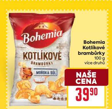Bohemia Kotlíkové brambůrky 100 g