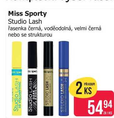 Miss Sporty Studio Lash řasenka, různé druhy