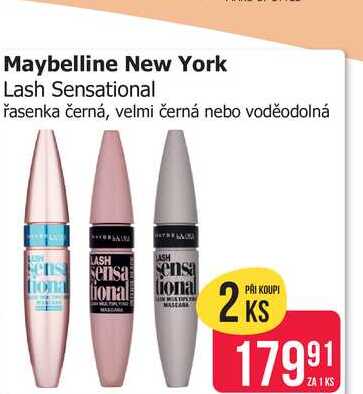 Maybelline New York Lash Sensational řasenka černá