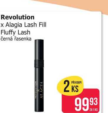 Revolution x Alagia Lash Fill Fluffy Lash černá řasenka 