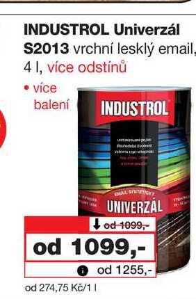 INDUSTROL Univerzál S2013 vrchní lesklý email 4l