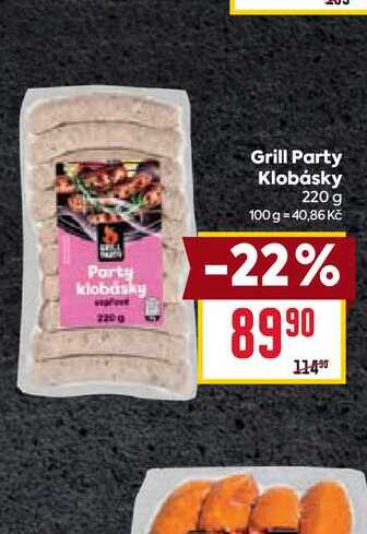 Grill Party Klobásky 220 g