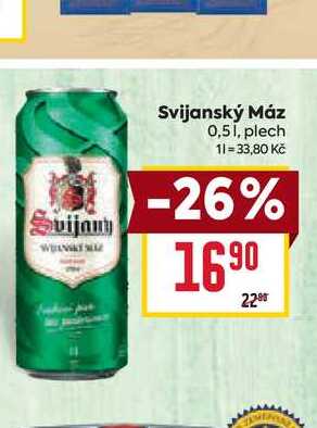 Svijanský Máz 0,51, plech 