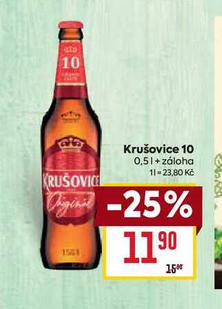 Krušovice 10 0,5l