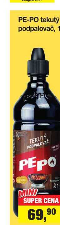 PE-PO tekutý podpalovač, 1 l