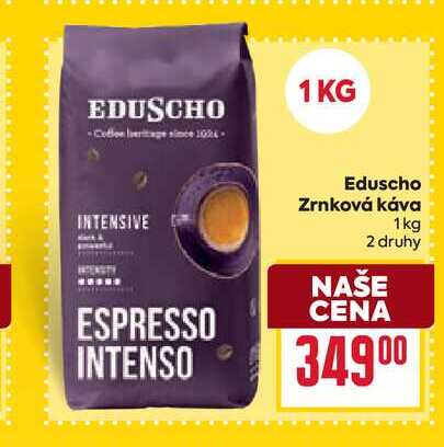 Eduscho Zrnková káva 1kg  v akci