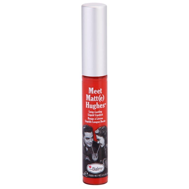 theBalm Meet Matt(e) Hughes Long Lasting Liquid Lipstick dlouhotrvající tekutá rtěnka odstín Honest 7.4 ml