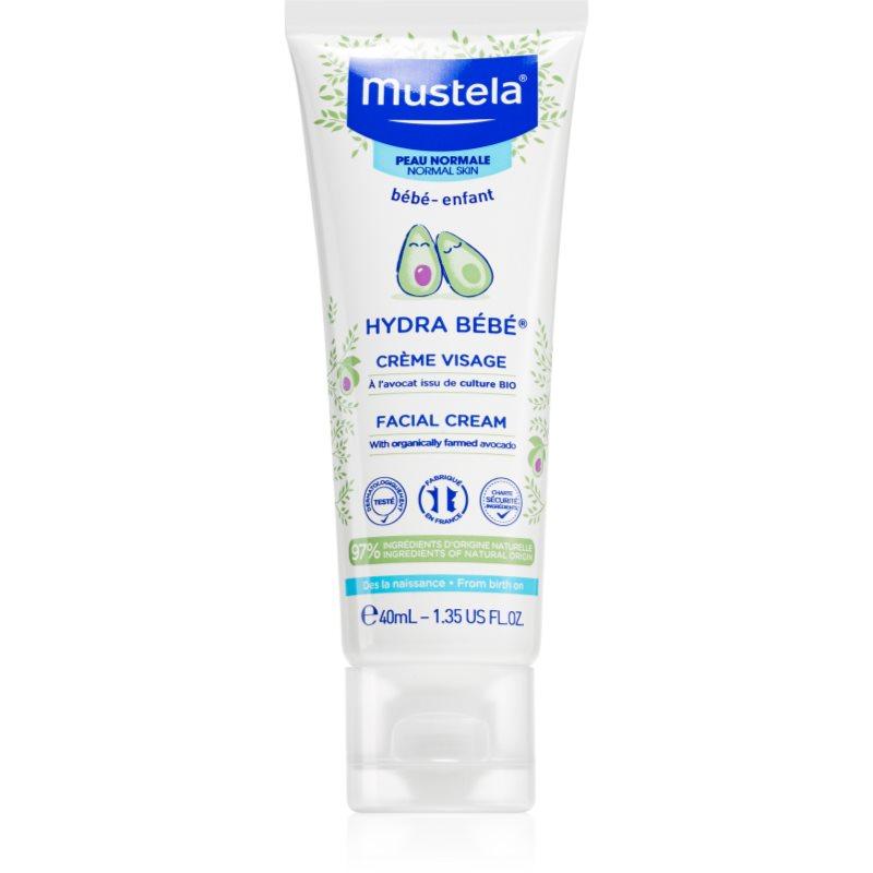 Mustela Bébé Hydra Bébé hydratační krém na obličej pro děti od narození 40 ml