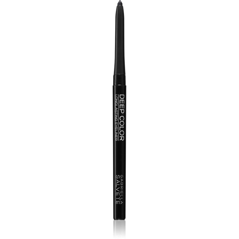Gabriella Salvete Deep Color dlouhotrvající tužka na oči odstín 01 Glitter Grey 0,28 g