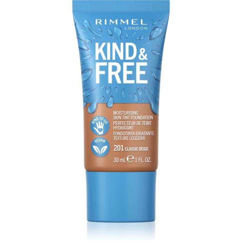Rimmel Kind & Free lehký hydratační make-up odstín 201 Classic Beige 30 ml
